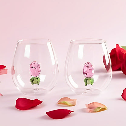 Crystal Rose Glass