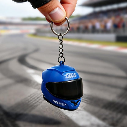 Light-Up Helmet Keychain