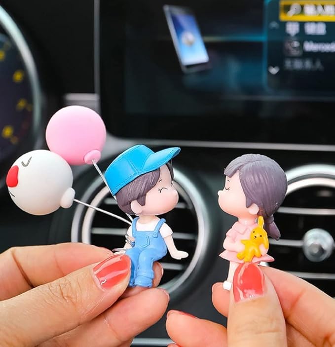 cute couple  car interior ornament