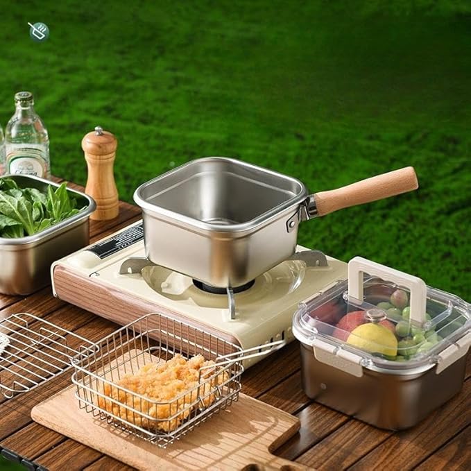 2-in-1 Fryer & Food Storage Container
