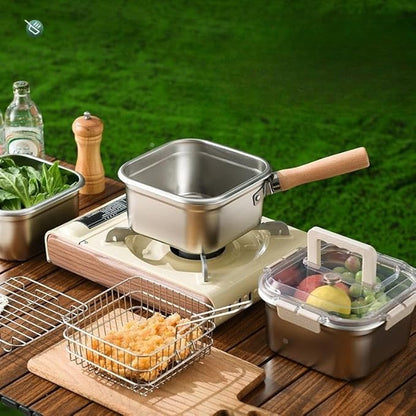 2-in-1 Fryer & Food Storage Container
