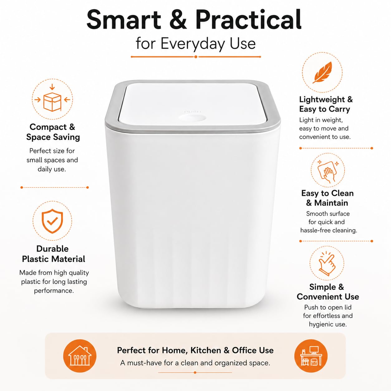 Push Lock Airtight Container