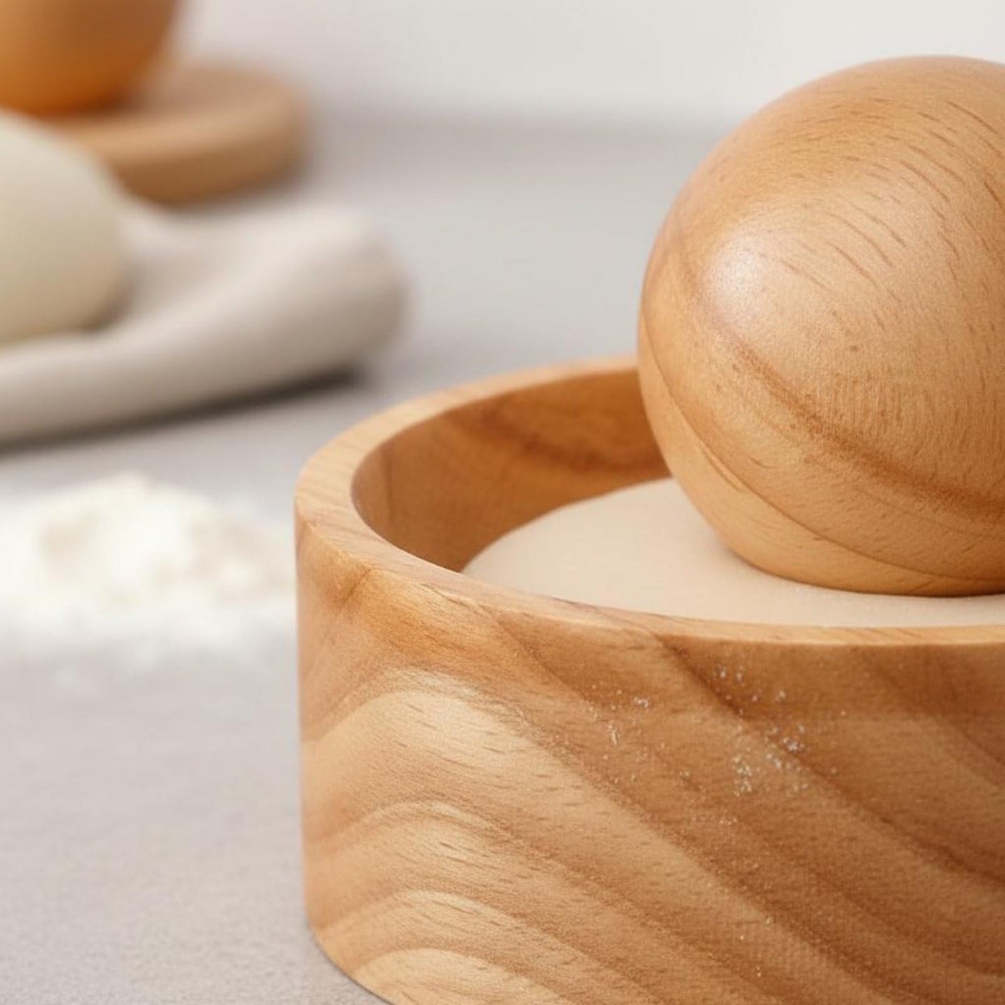 Wooden Puri Maker