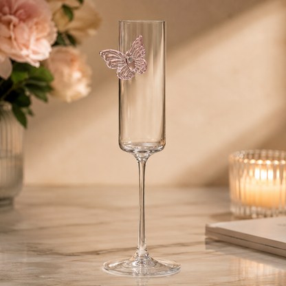 3D Butterfly Glass