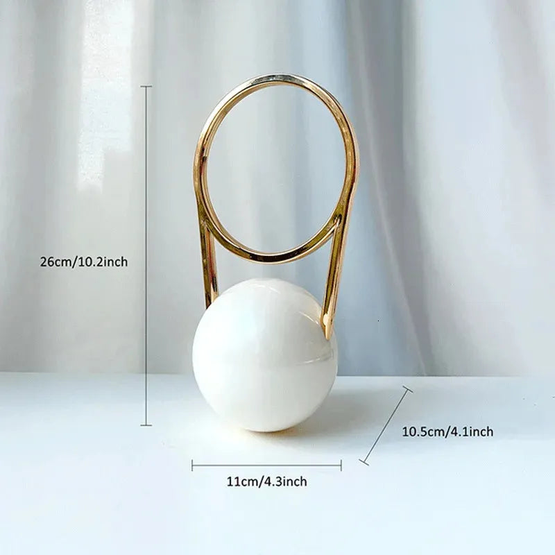Ball Handle Mini Luxury Handbag