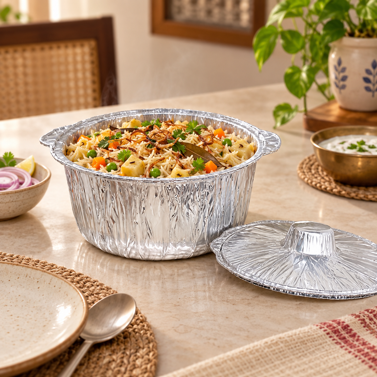 HandyServe Foil Cooking Pot
