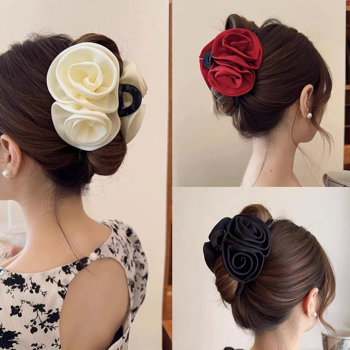 Rose Hair Clip