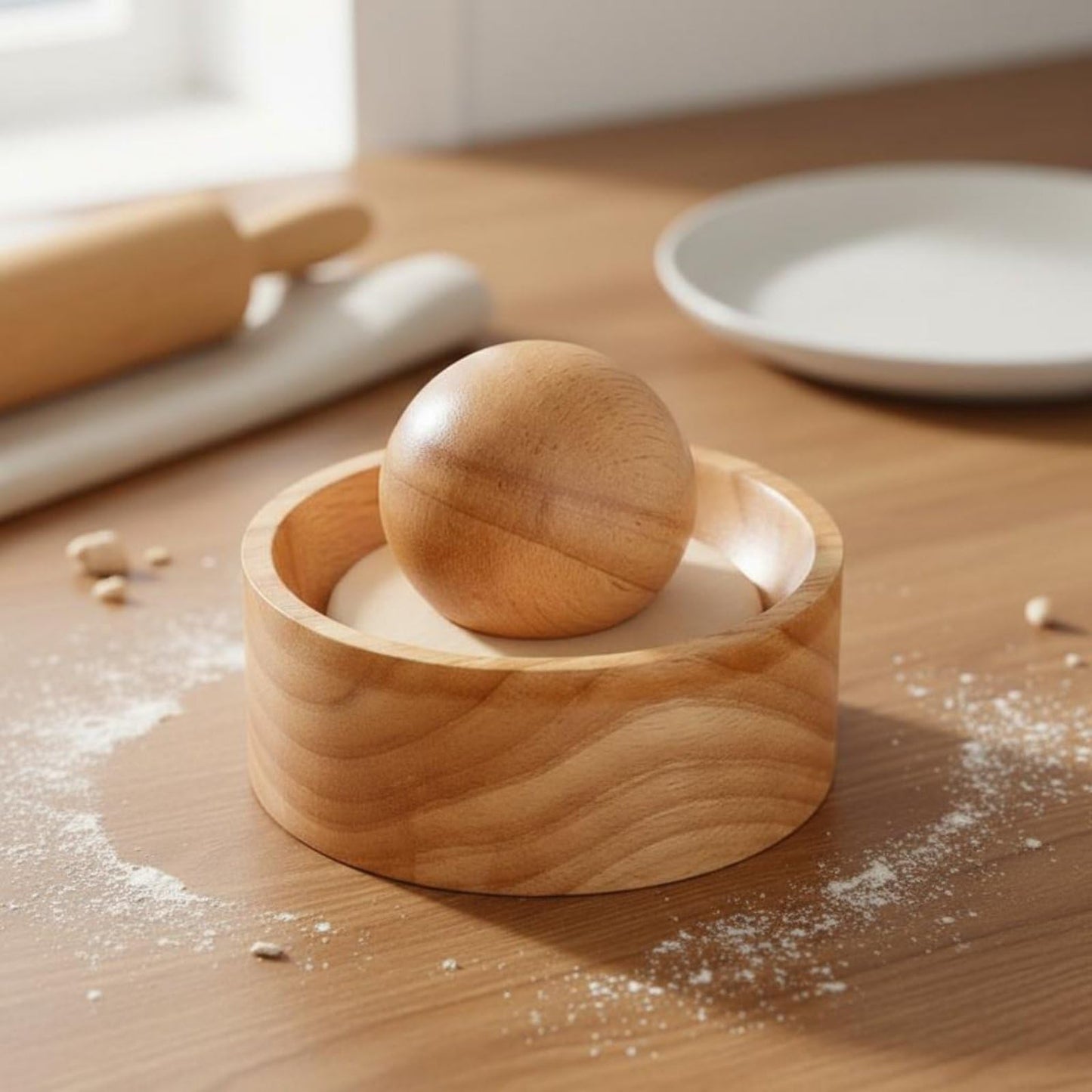 Wooden Puri Maker