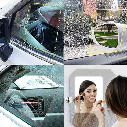 Car Rearview Mirror Film( 2 Square + 2 Circle)