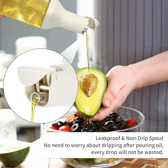 Square Oil Glass Bottle