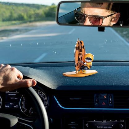 Surfing Panda Car Ornament
