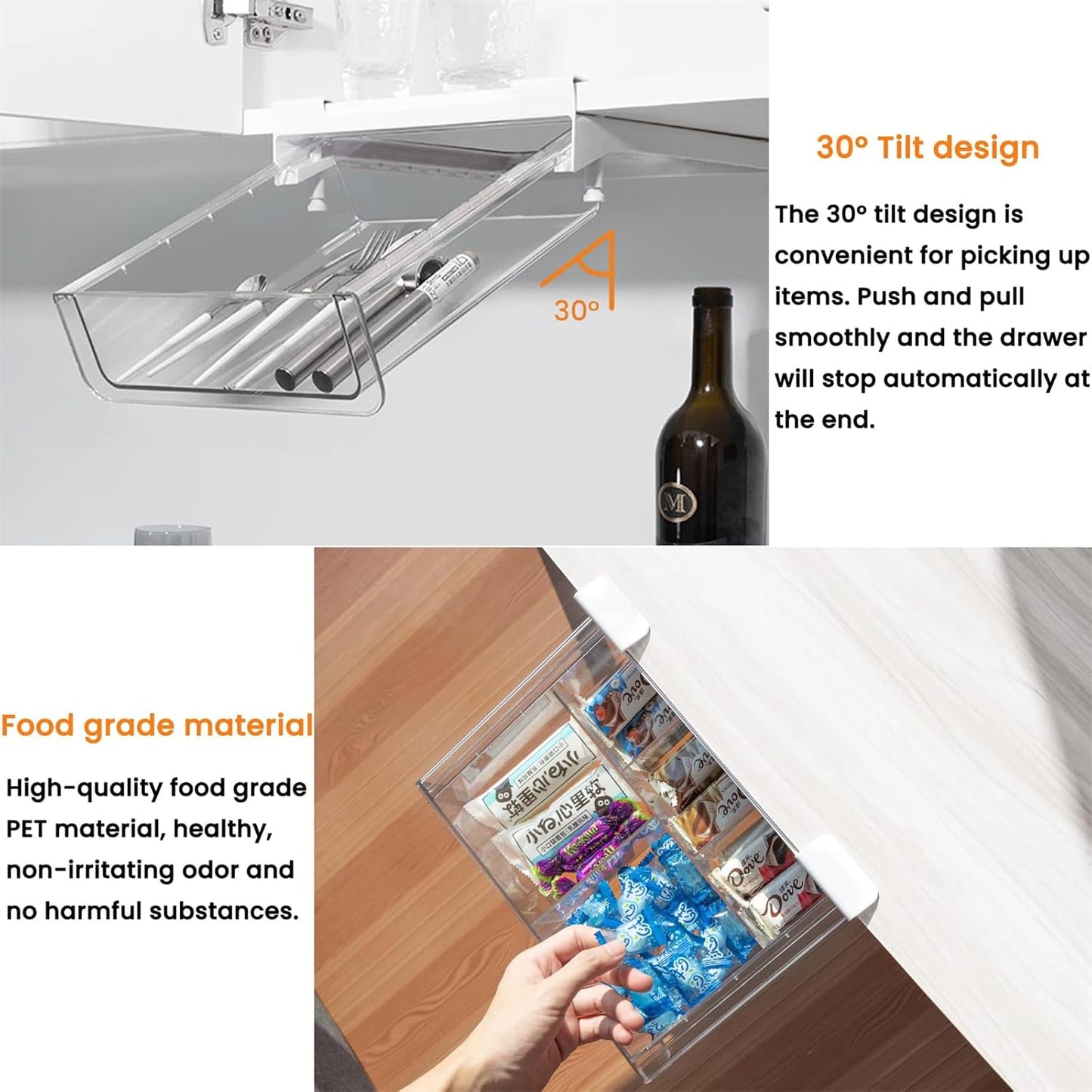 Under Cabinet Organizer Basket