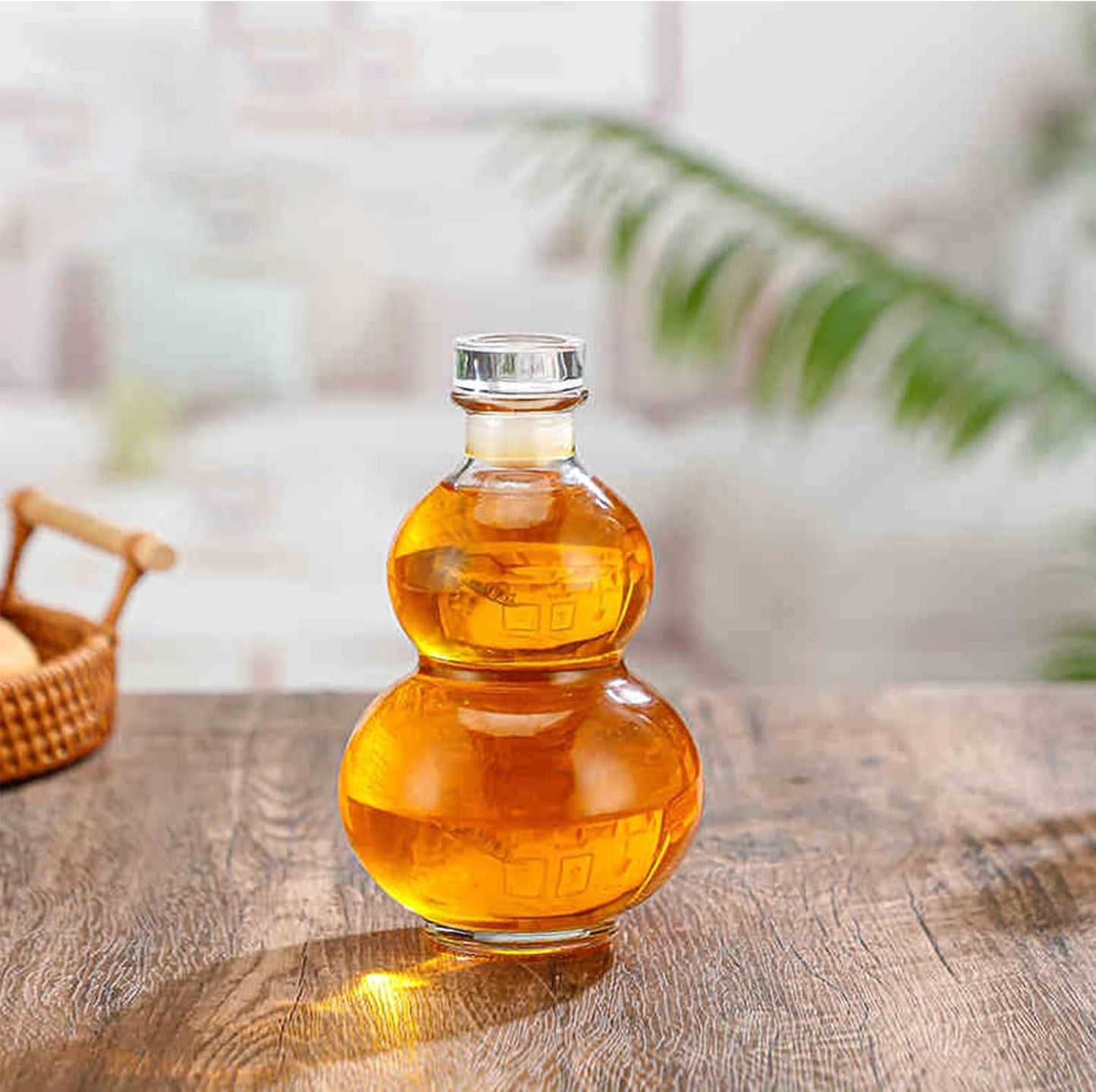 Double Gourd Glass Bottle