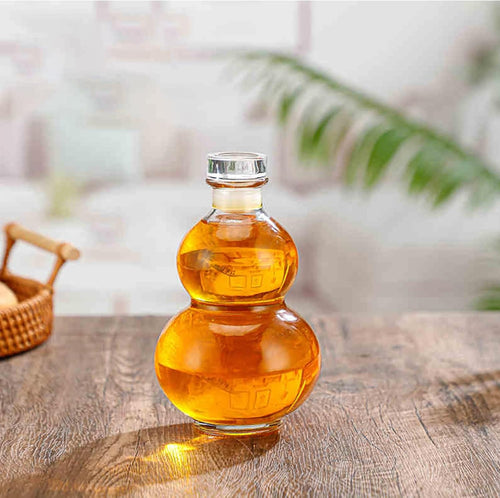 Double Gourd Glass Bottle