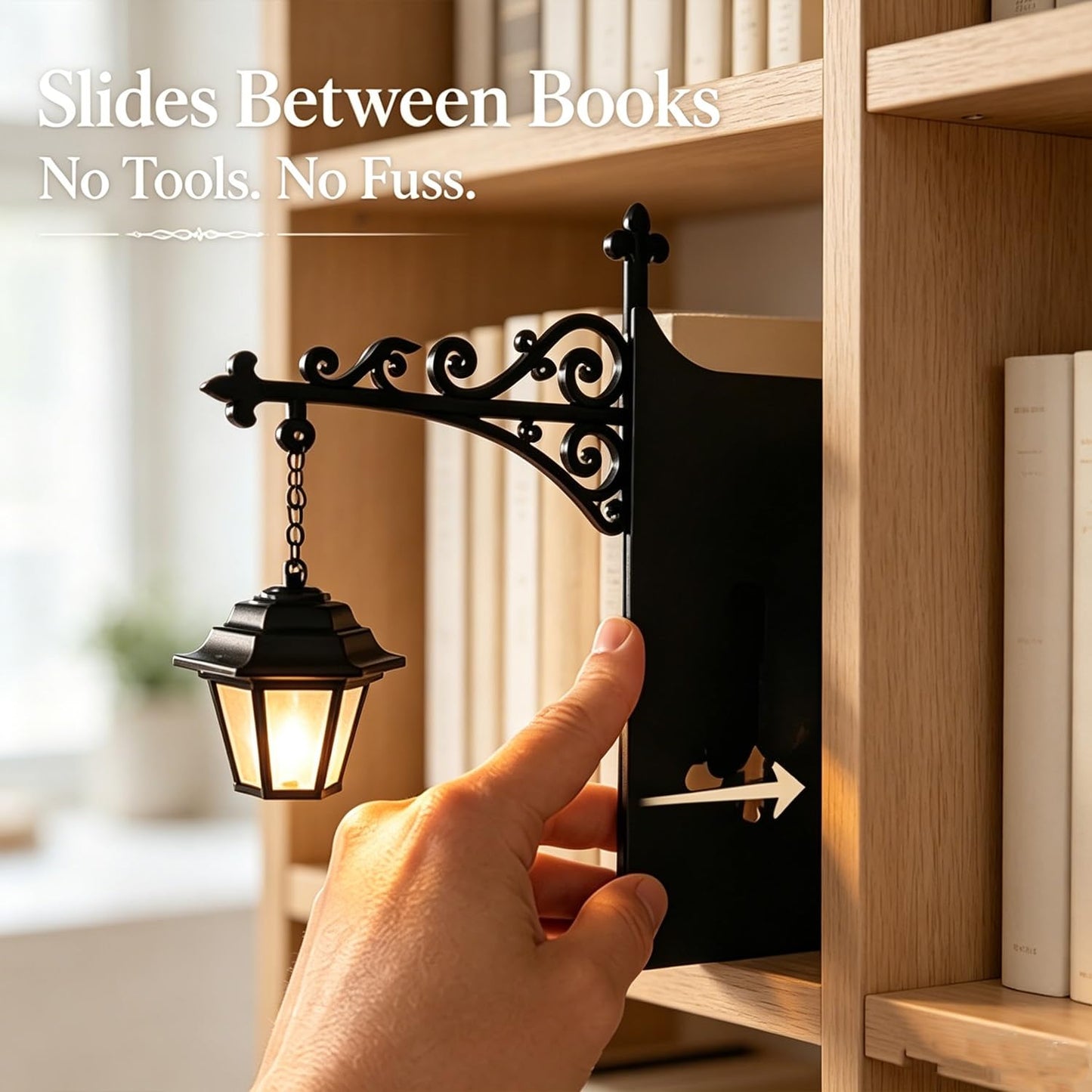Retro LED Bookend Light