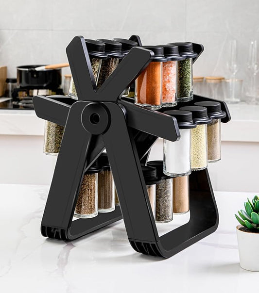 Rotating Seasoning Rack (12 Bottles)