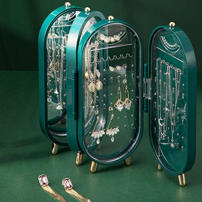 Foldable jewelry organizer