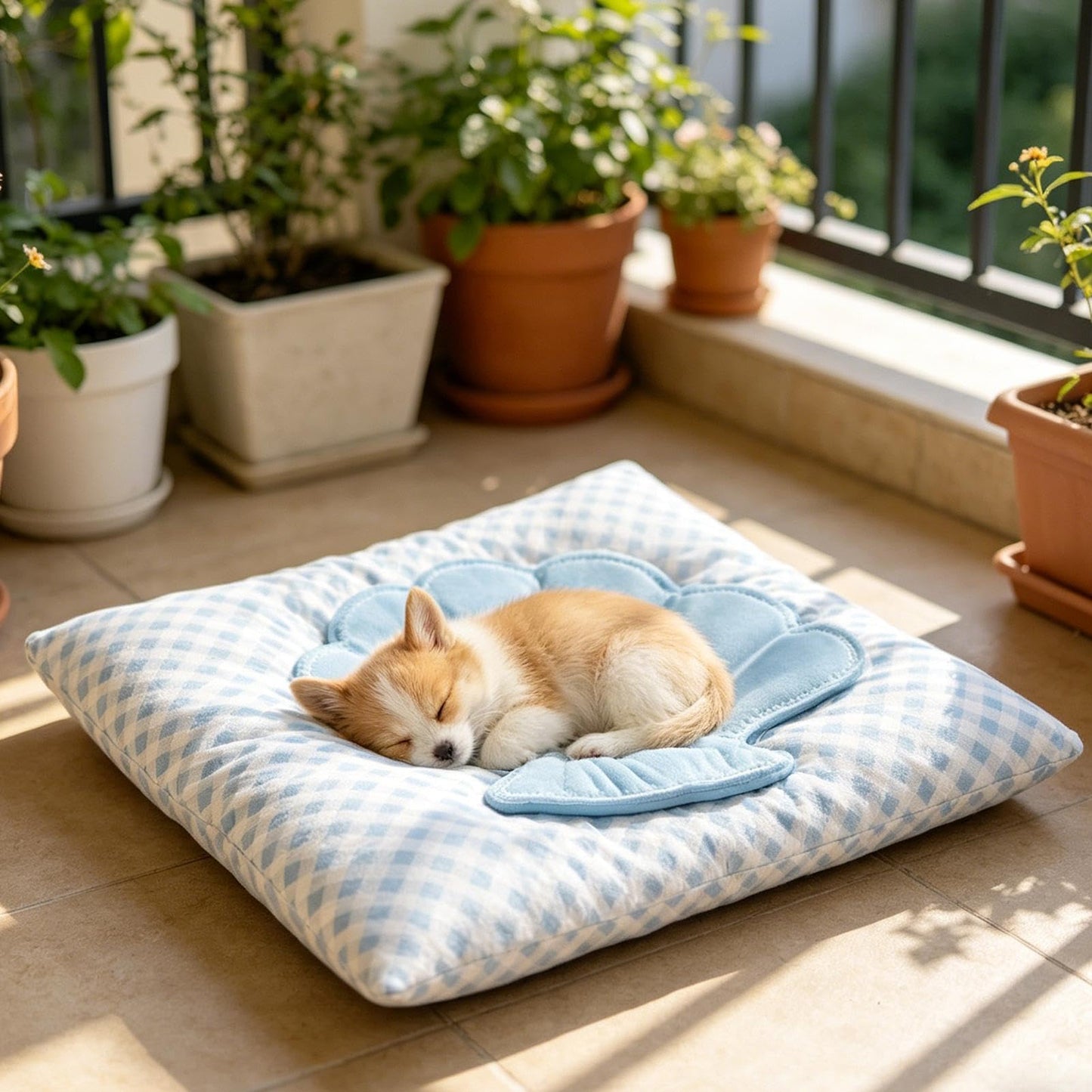 Seashell Comfort Pet Bed