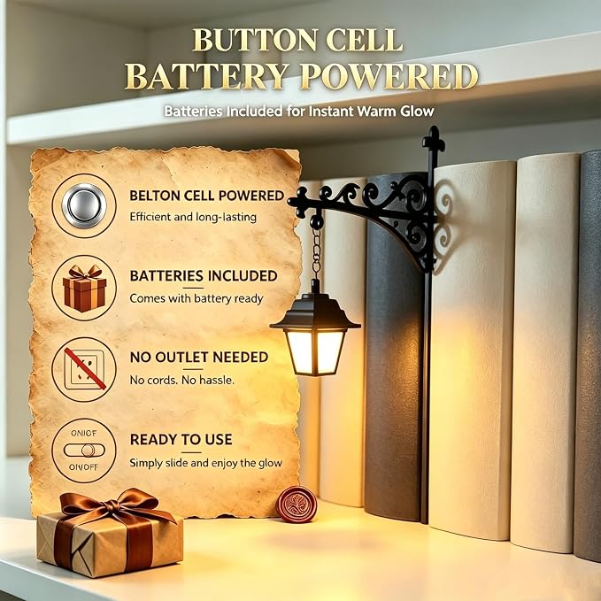 Retro LED Bookend Light