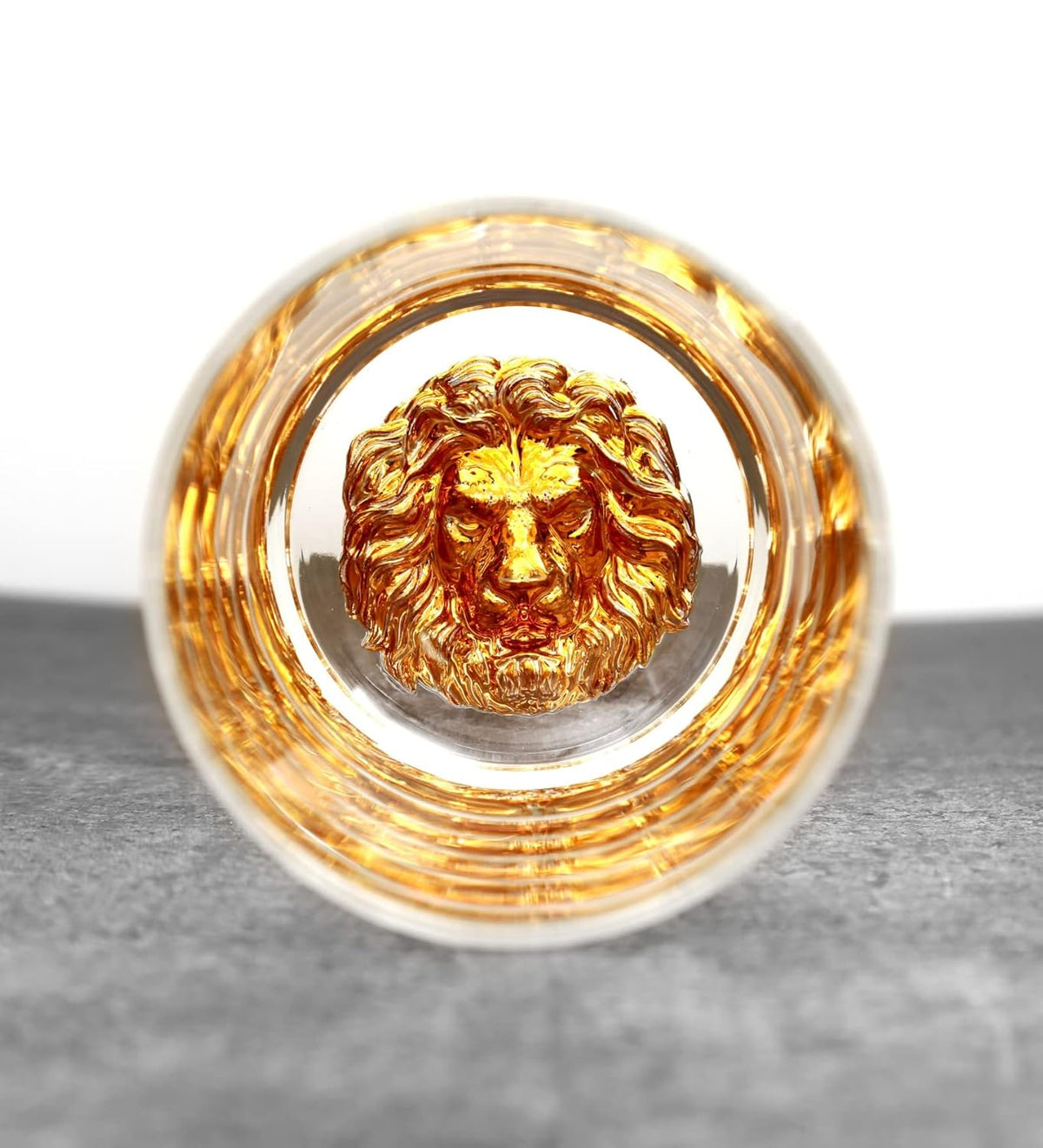 Luxury Lion Crystal Glass