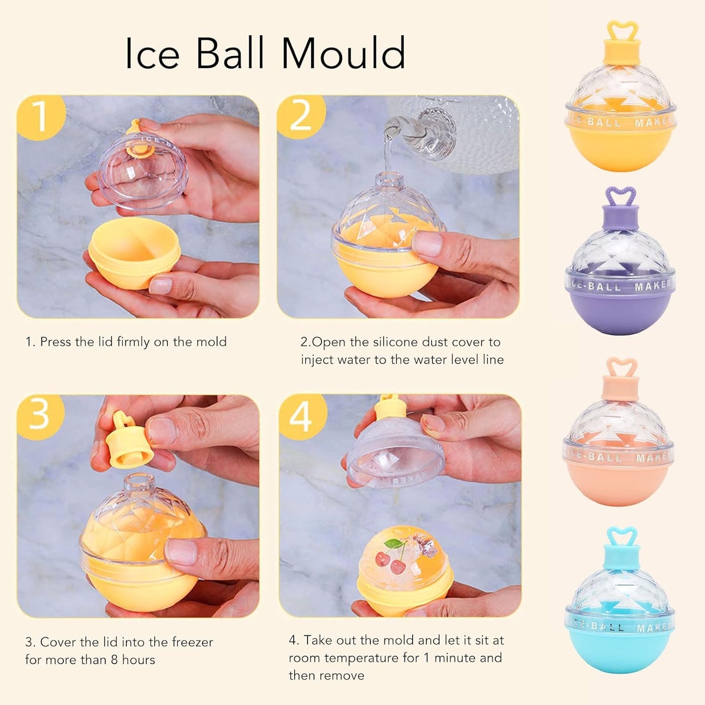 Silicon Ice Ball Maker