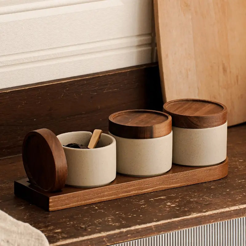 Nordic Condiment Jar Set