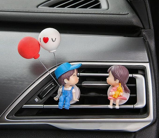 cute couple  car interior ornament