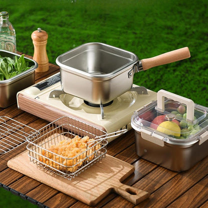 2-in-1 Fryer & Food Storage Container