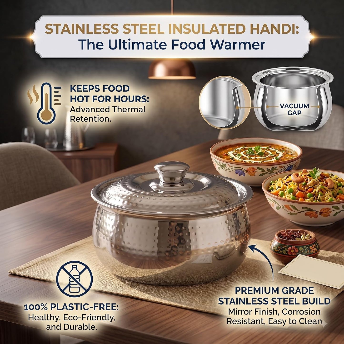 Stainless Steel Insulated Hot Pot