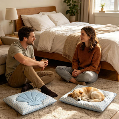 Seashell Comfort Pet Bed