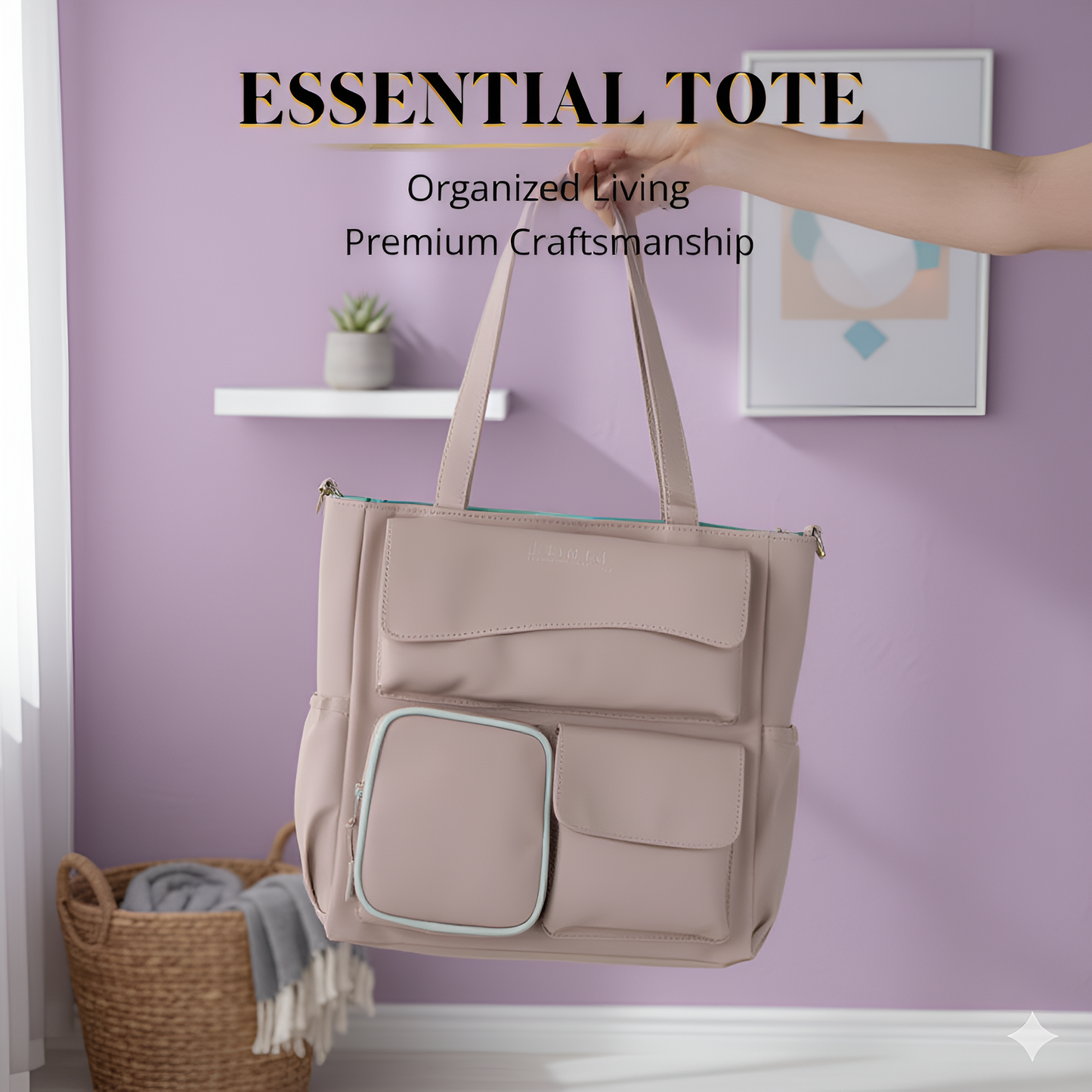 MultiPocket Tote Bag