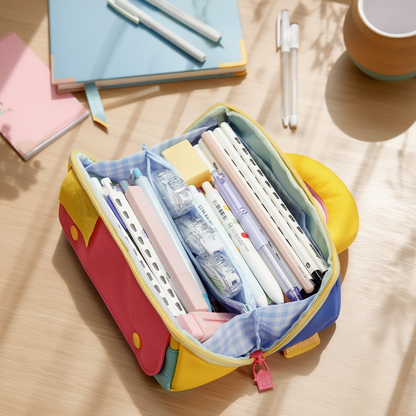 Double Zipper Stationery Bag
