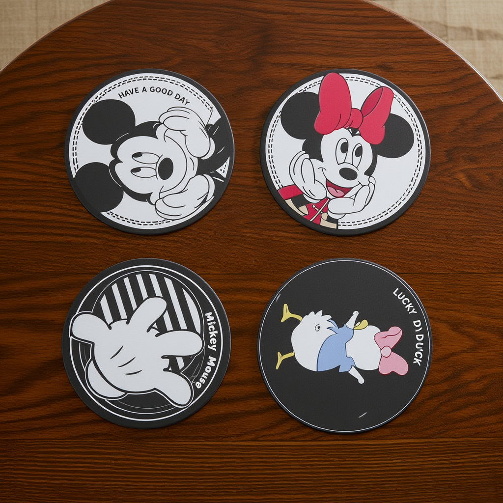 Disney character coasters
