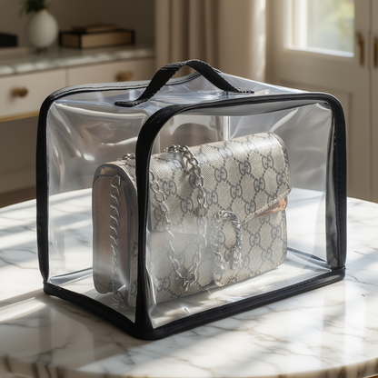 Transparent Square Storage Bag