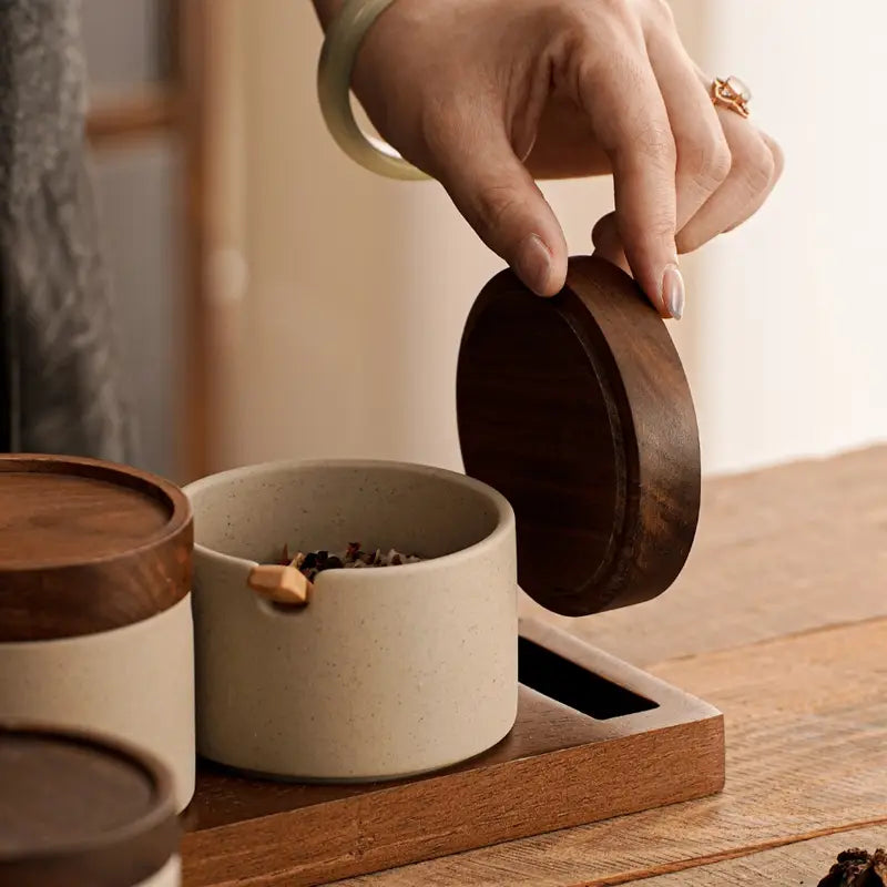 Nordic Condiment Jar Set