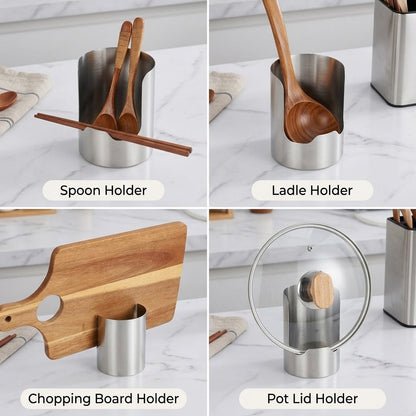 Stainless Steel Kitchen Utensil Holder