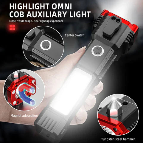 Multi-functional LED Flashlight