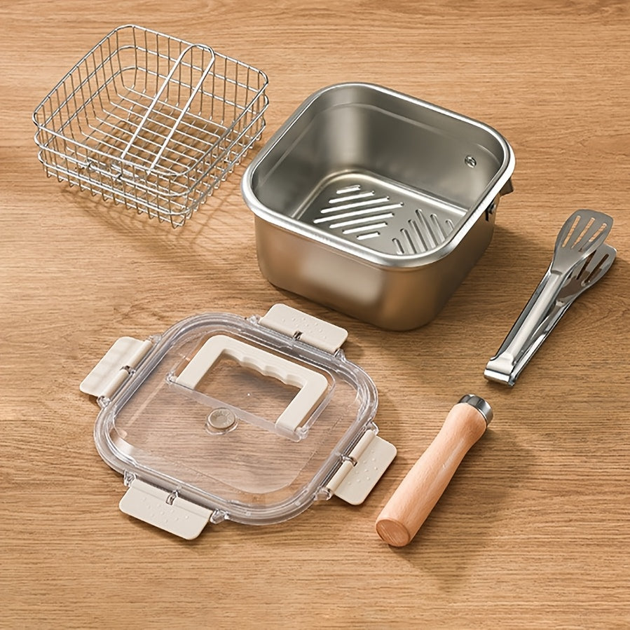 2-in-1 Fryer & Food Storage Container