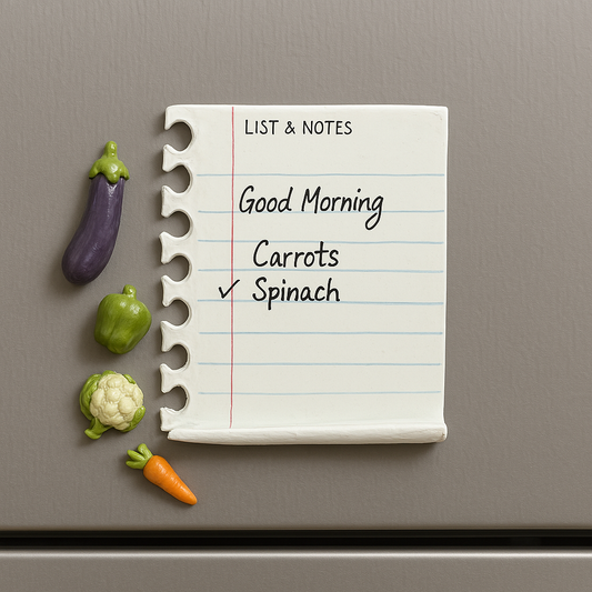 Clay Magnetic Notepad