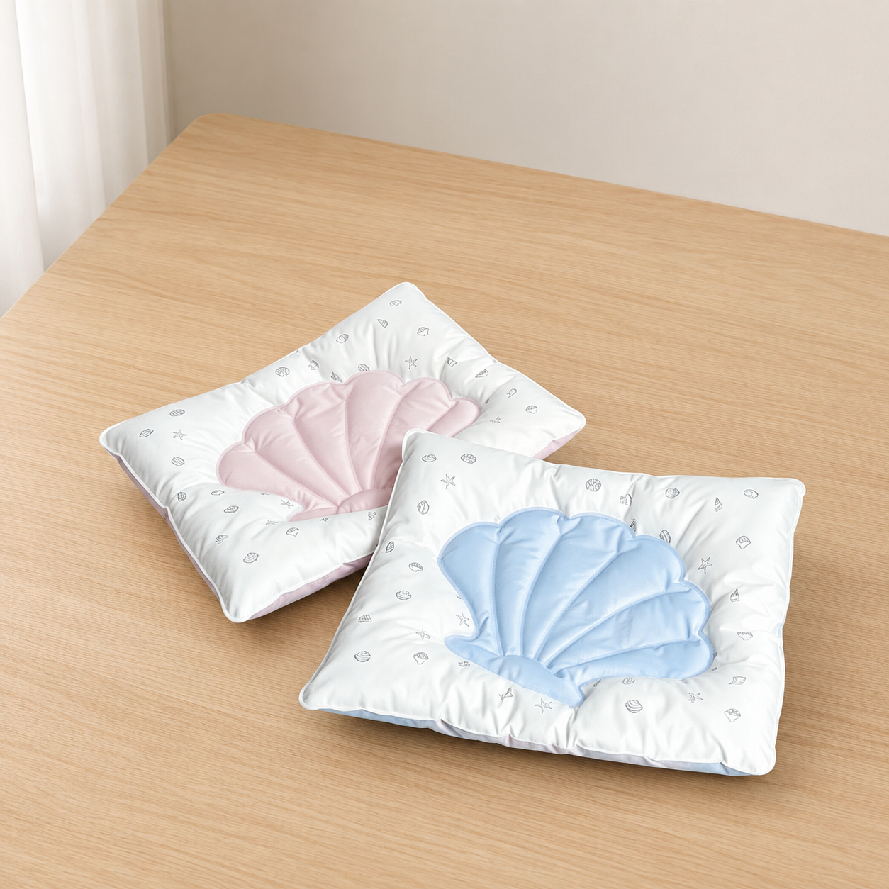 Seashell Comfort Pet Bed