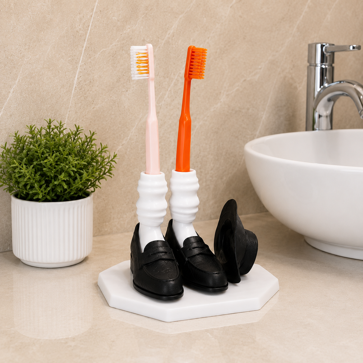 Little Legs Toothbrush Holder