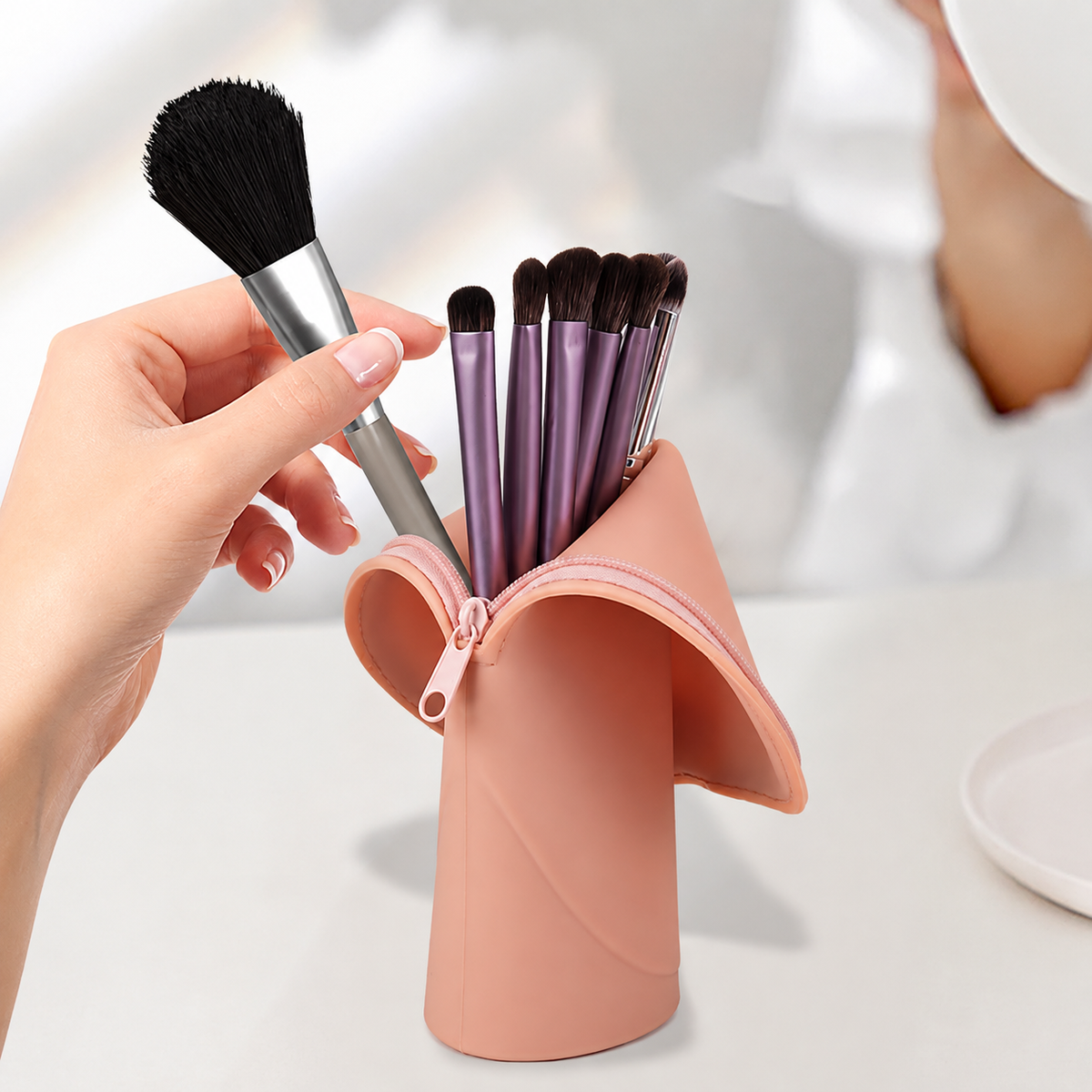 Makeup Brush Storage Case