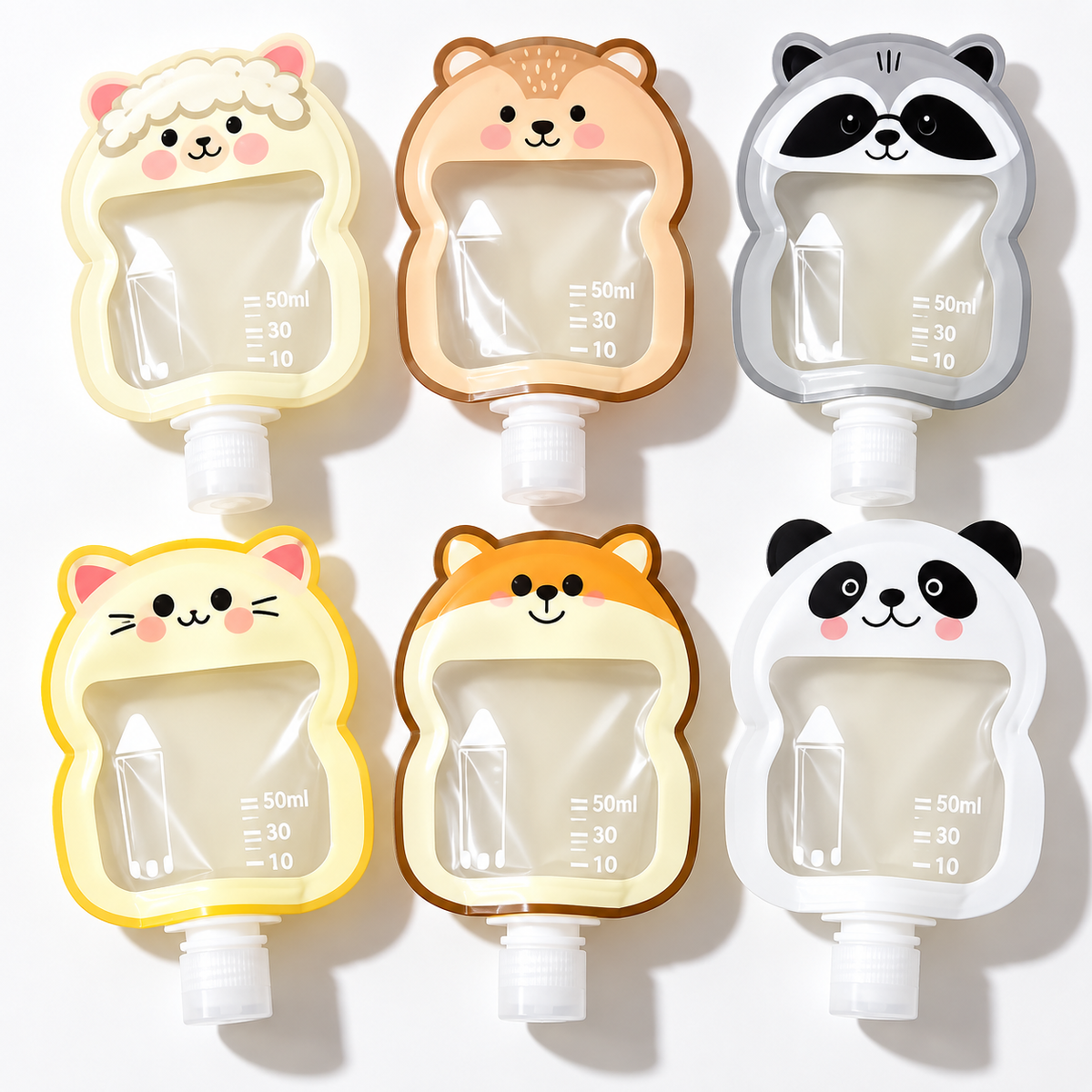 Cute Animal Travel Bottle Set