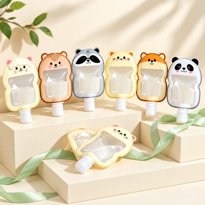 Cute Animal Travel Bottle Set