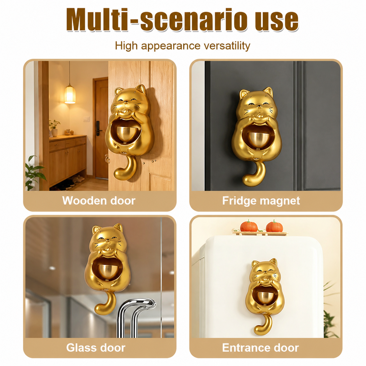 Golden Cat Doorbell