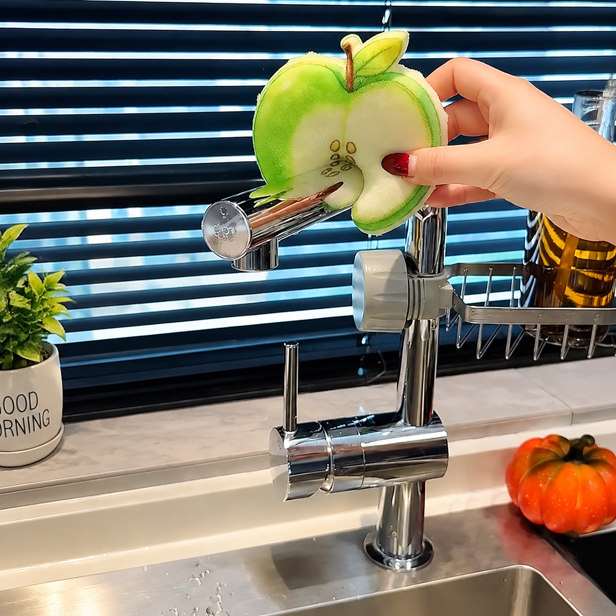Fruit-Shaped Cleaning Sponge