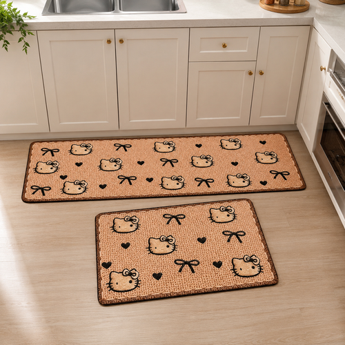 Kitty & Bow L-Shaped Mat Set