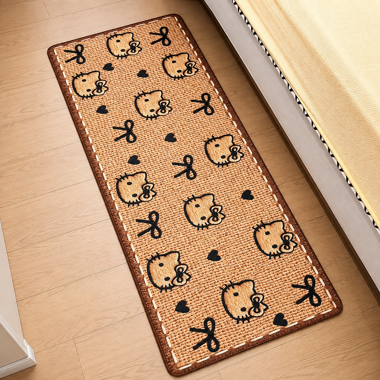 Kitty & Bow L-Shaped Mat Set