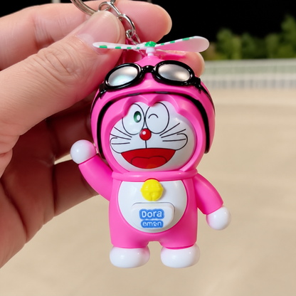 Doraemon Spin Buddy Keyrings