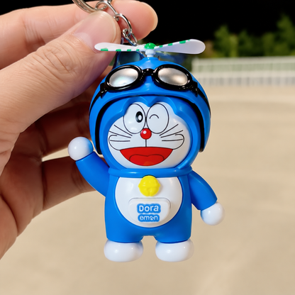 Doraemon Spin Buddy Keyrings
